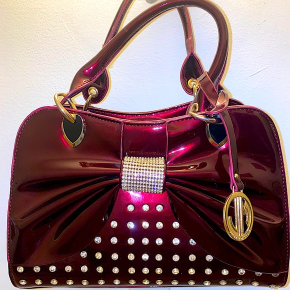 Handbags - Burgundy evening bag